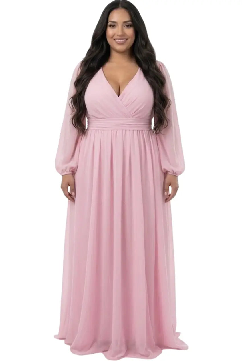 Vestido fresco para evento plus - Ref: DM4901X - 260