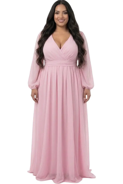 Vestido fresco para evento plus - Ref: DM4901X - 260