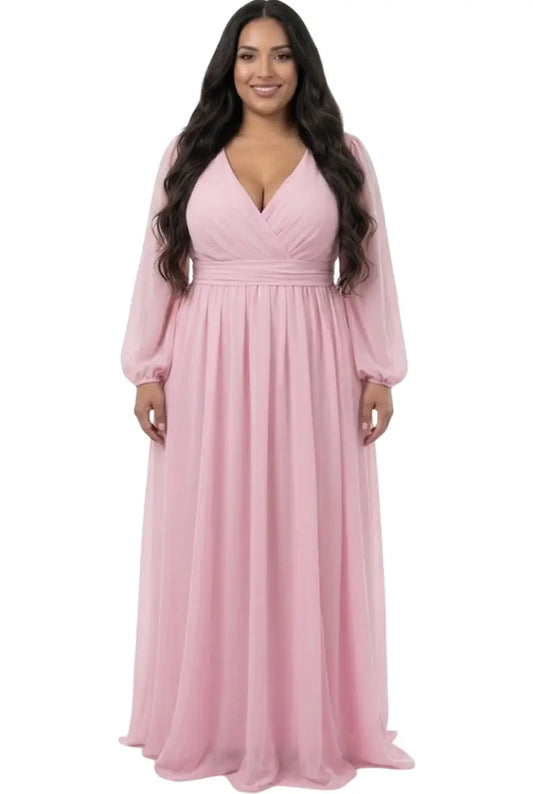 Vestido fresco para evento plus - Ref: DM4901X - 260