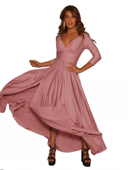 Vestido glam largo estilo chic nocturno - Ref: 8234-360