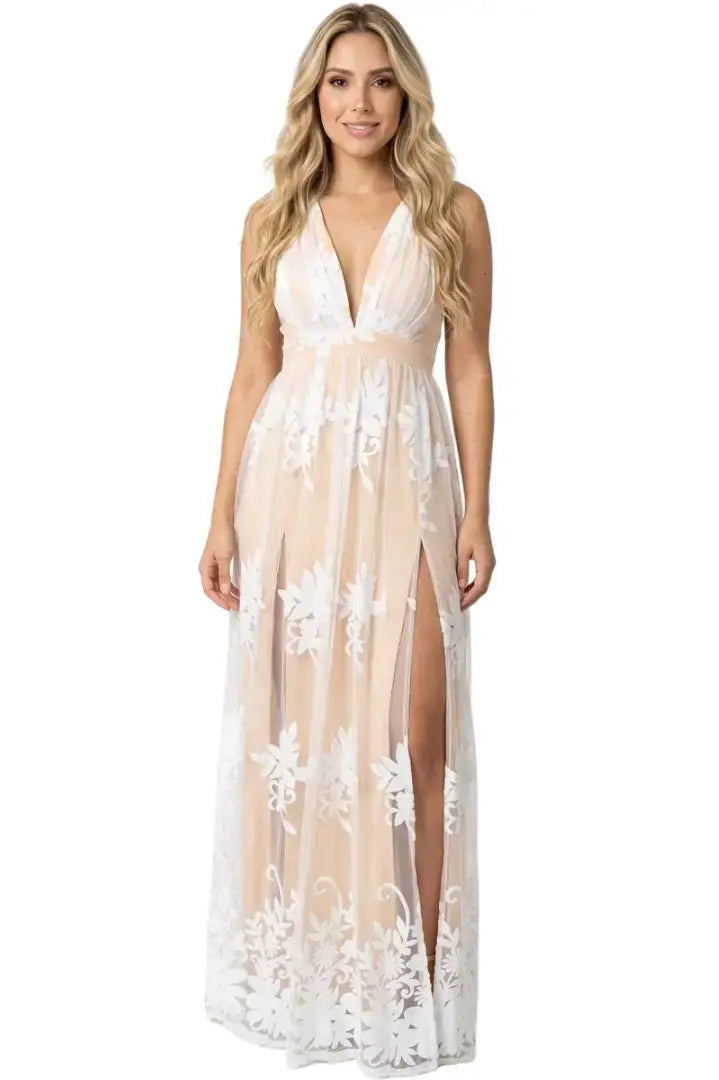 Vestido largo ajustado - Ref: LD3452-200