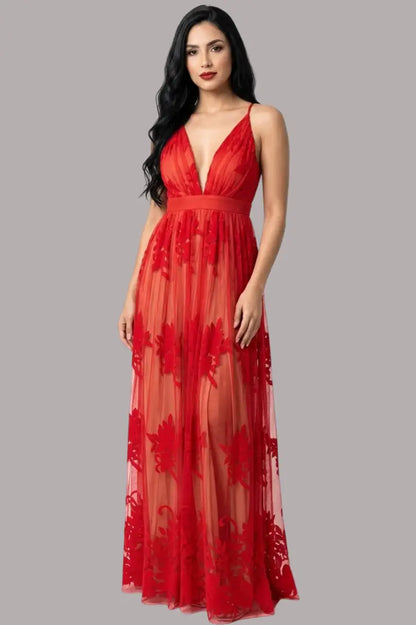 Vestido largo ajustado - Ref: LD3452-200