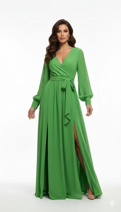 Vestido largo glam tendencia