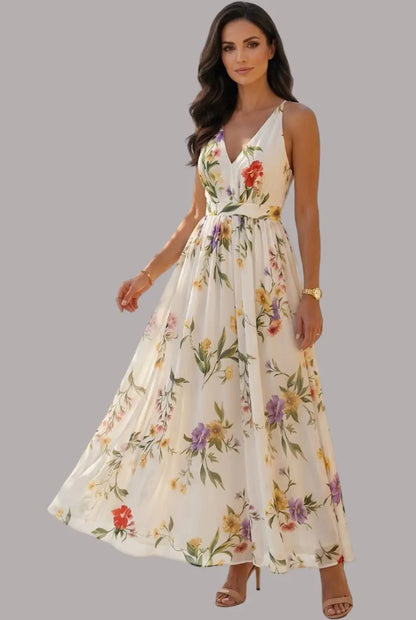 Vestido largo de flores - Ref: DM4219-290