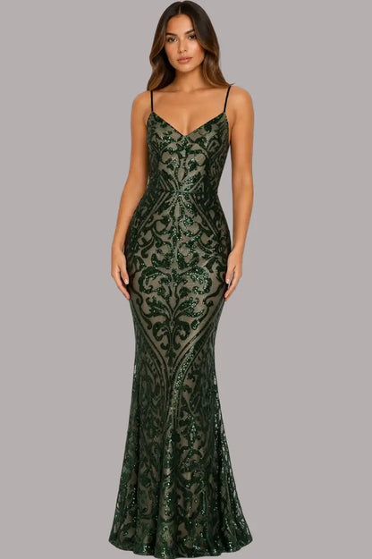 Vestido largo de gala - Ref: CD30199-320