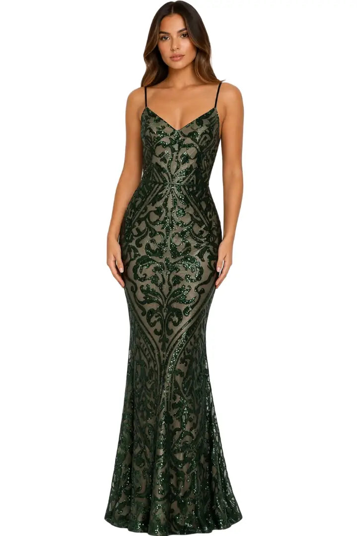 Vestido largo de gala - Ref: CD30199-320