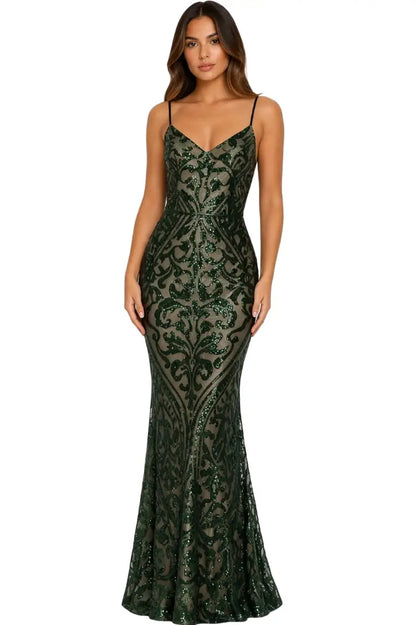 Vestido largo de gala - Ref: CD30199-320