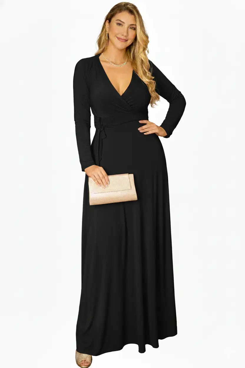 Vestido largo glam sofisticado - Ref: K60847-180