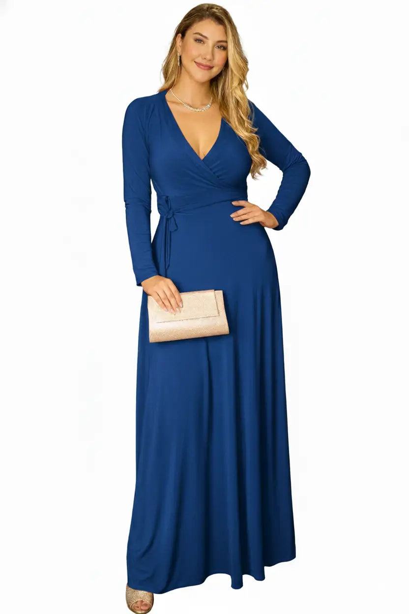 Vestido largo glam sofisticado - Ref: K60847-180
