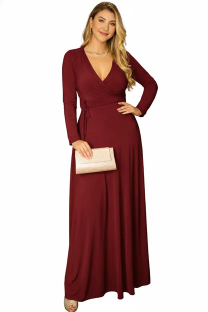 Vestido largo glam sofisticado - Ref: K60847-180