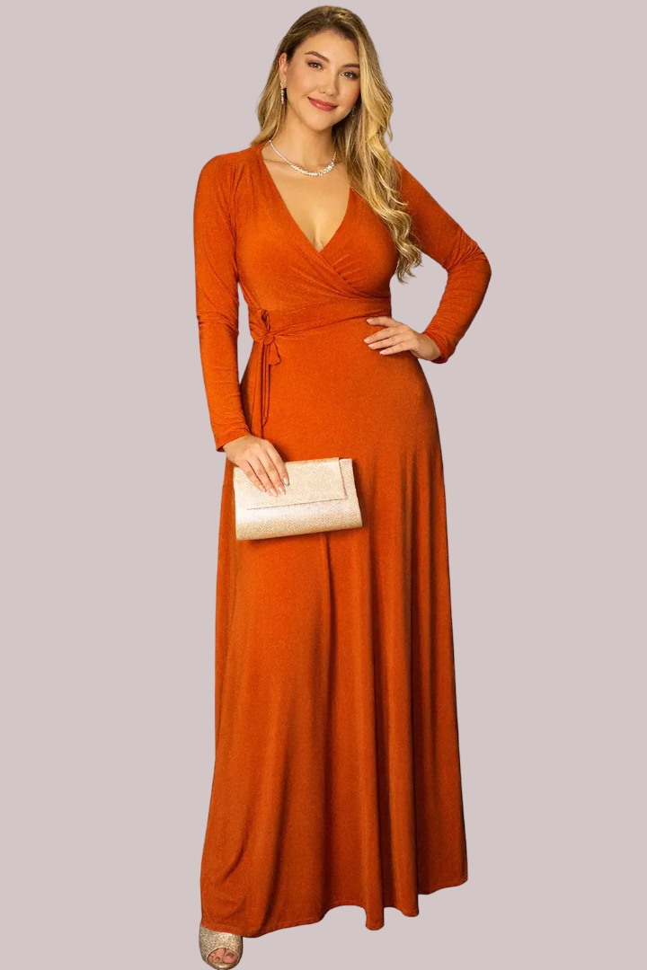 Vestido largo glam sofisticado - Ref: K60847-180