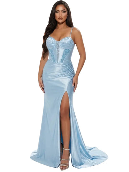 Vestido largo elegante gala - Ref: D136-370