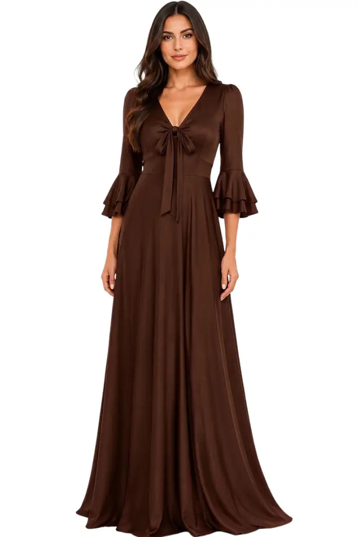 Vestido largo formal - Ref: BENDECIDA-250