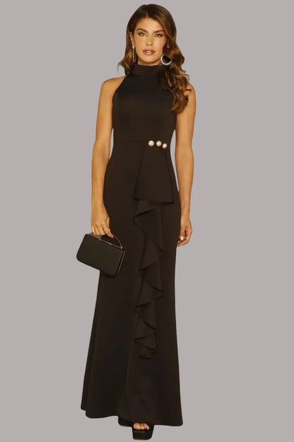 Vestido largo glam acabado premium - Ref: K89886-180