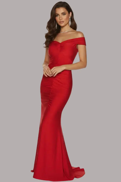 Vestido largo glam estilo couture - Ref: K89828-180