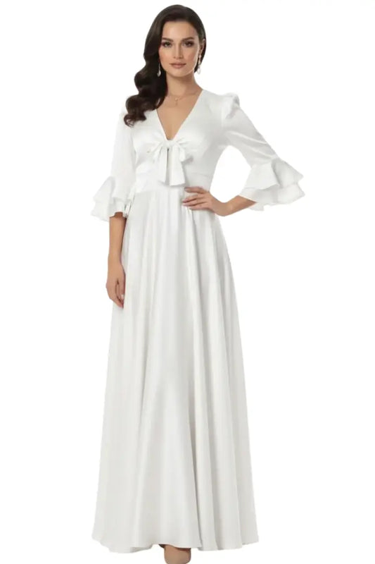 Vestido largo glam para celebración especial