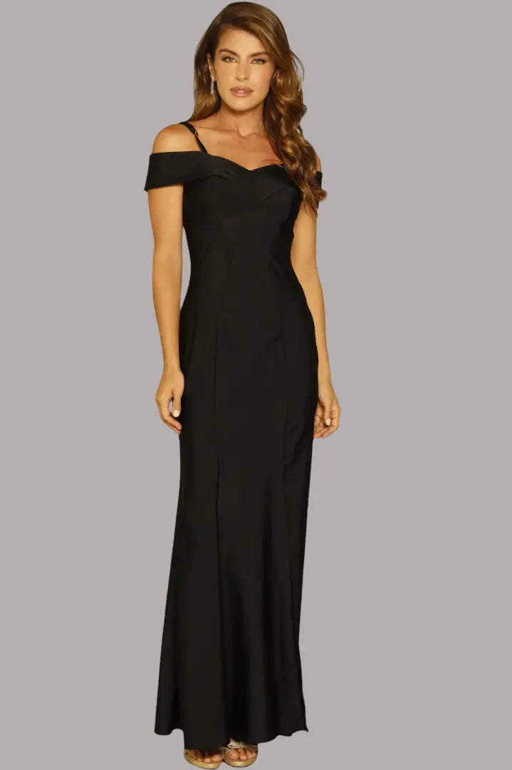 Vestido largo glam silueta estilizada - Ref: K89906-200