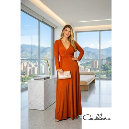 Vestido largo glam sofisticado - Ref: K60847-180
