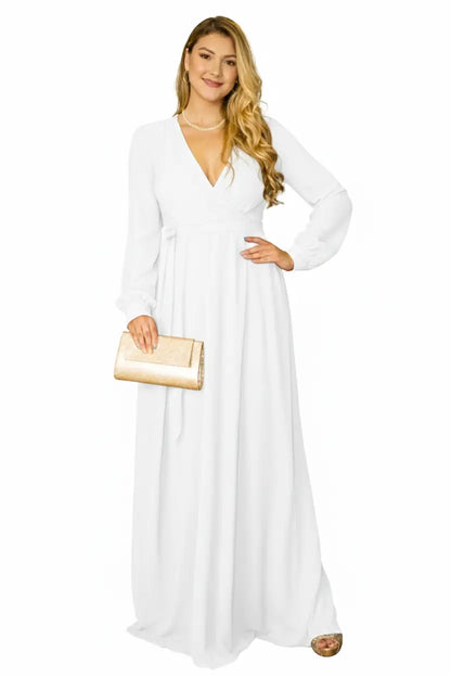 Vestido largo glam de gala