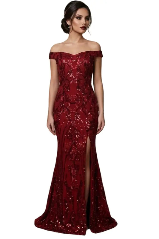 Vestido largo moderno - Ref: 1013P19-390