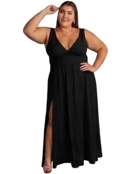 Vestido largo plus para eventos - Ref :8153-360