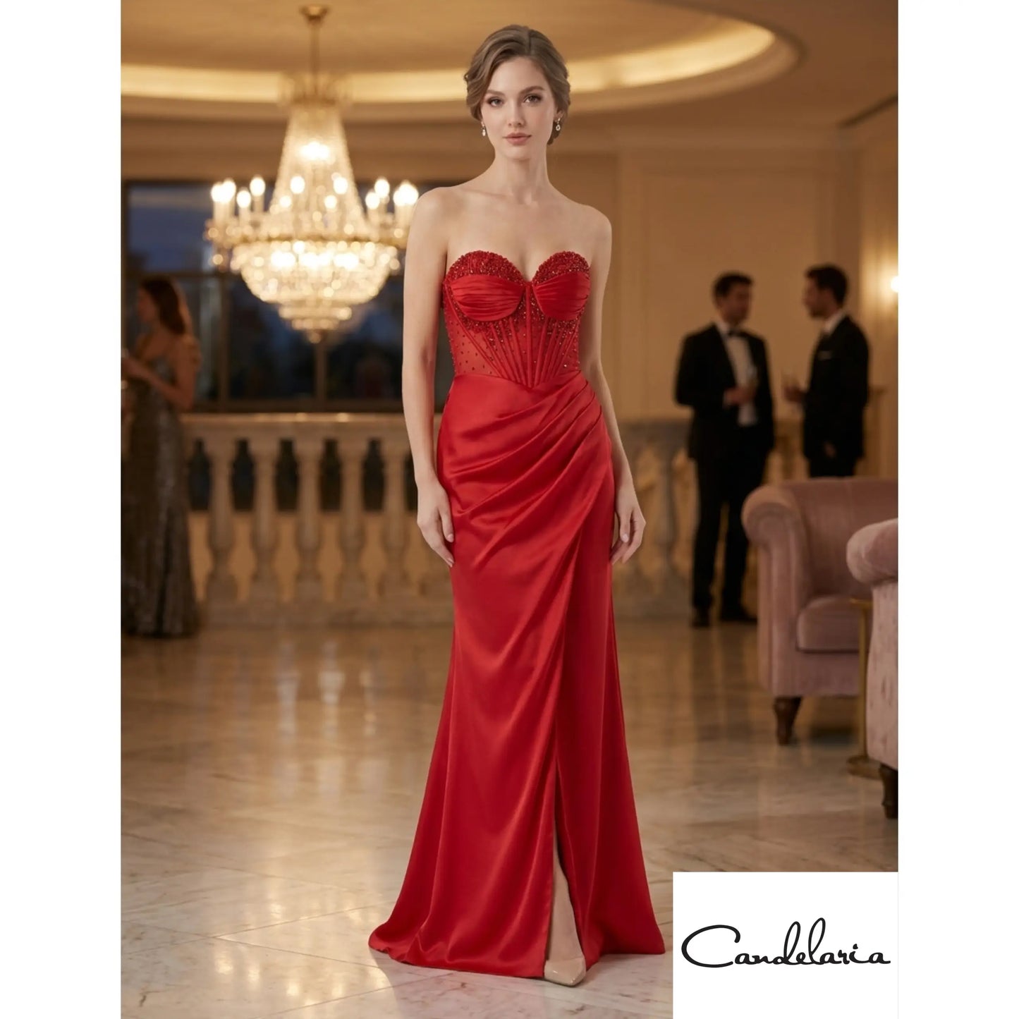 Vestido rojo pasión - Ref: N180-470