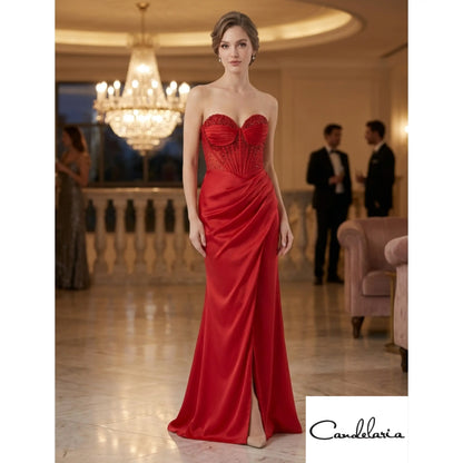 Vestido rojo pasión - Ref: N180-470