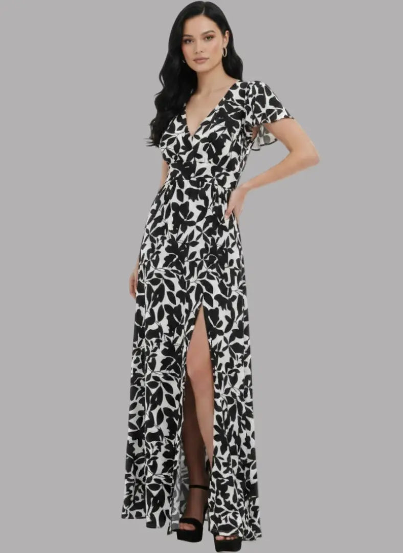 Vestido manga mariposa