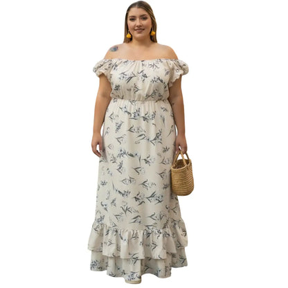 Vestido maxi plus size