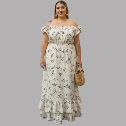 Vestido maxi plus size
