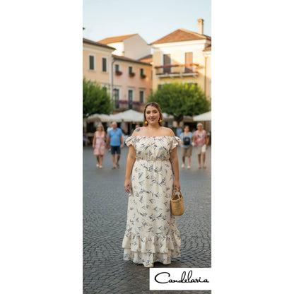 Vestido maxi plus size