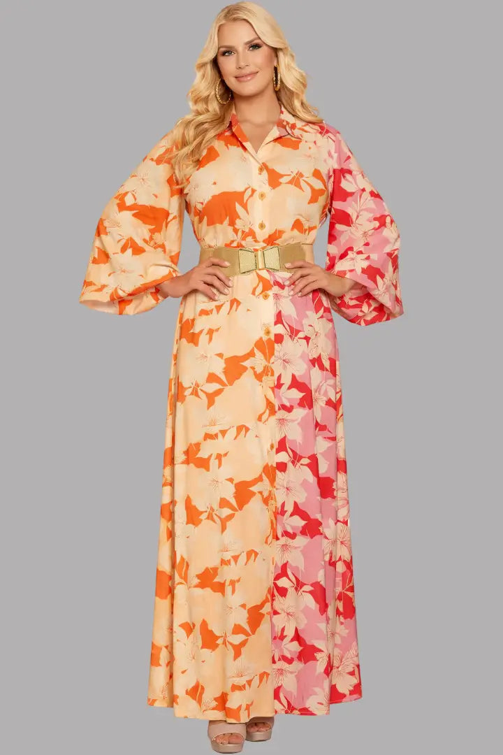 Vestido moderno plus