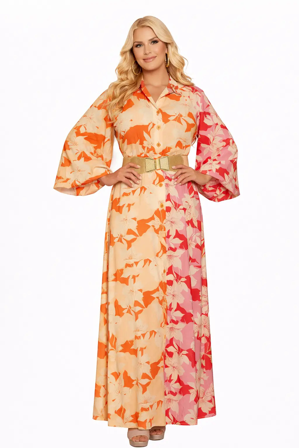 Vestido moderno plus