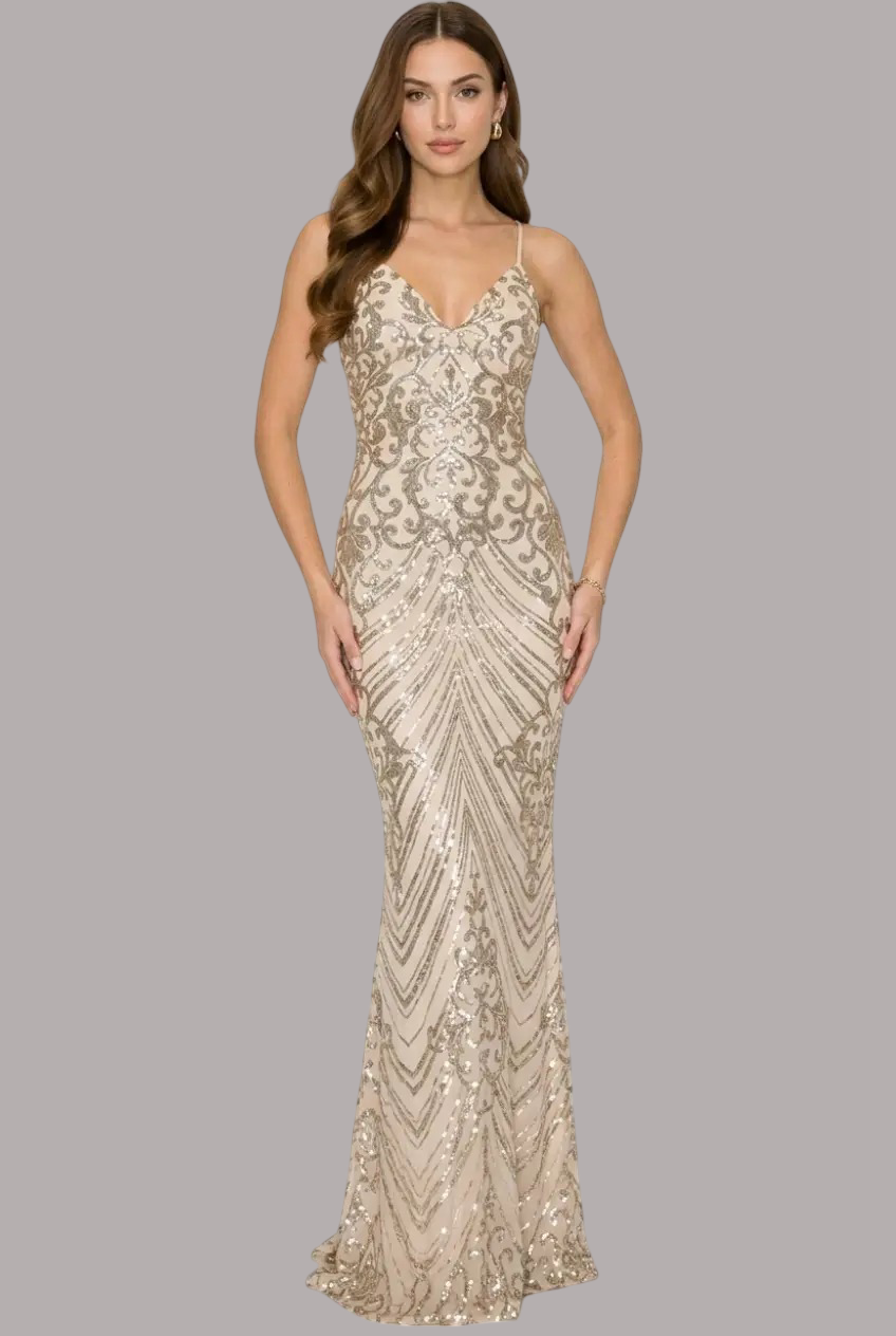 Vestido para grado de noche - Ref: CD30177-310