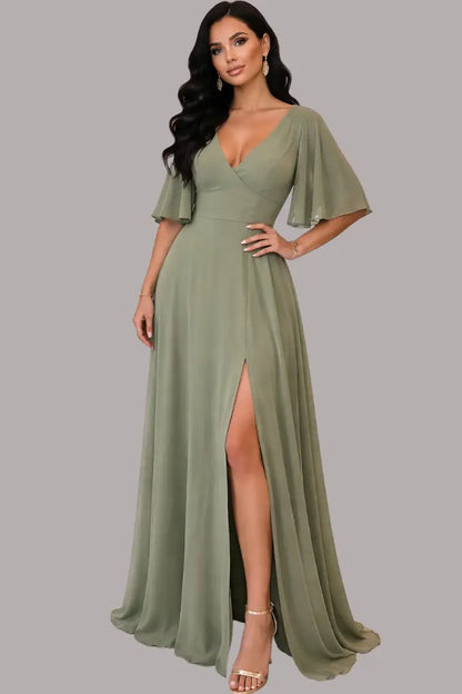 Vestido para matrimonio curvy - MF25297P-290