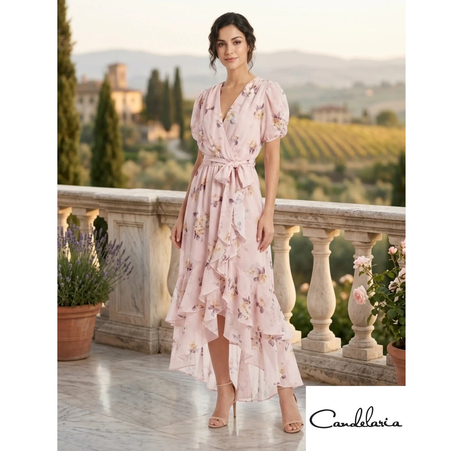 Vestido para matrimonio campestre - Ref: 7310-230