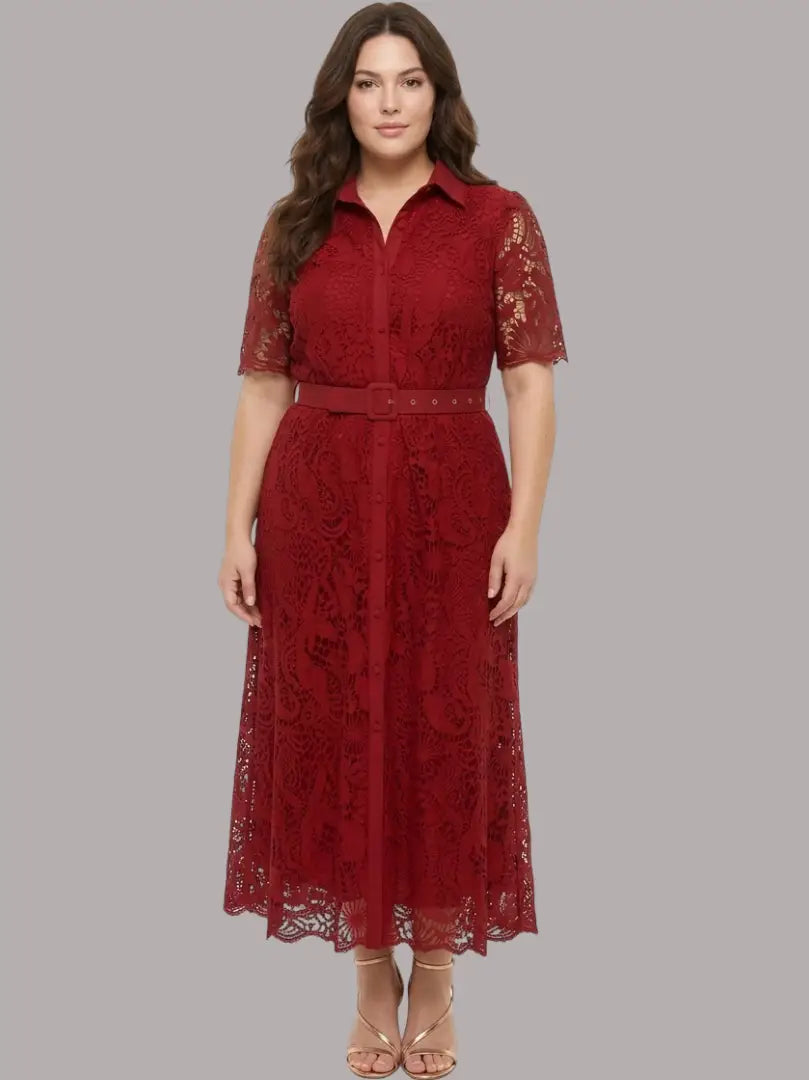 Vestido corto plus con piedra - Ref: 0197-220