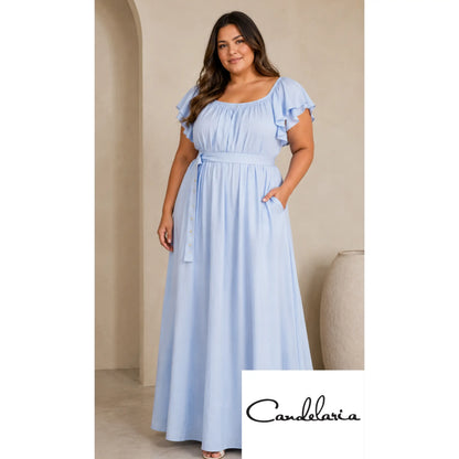 Vestido plus estilos frescos para reuniones familiares - Ref: 21107183-230