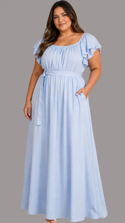 Vestido plus estilos frescos para reuniones familiares - Ref: 21107183-230