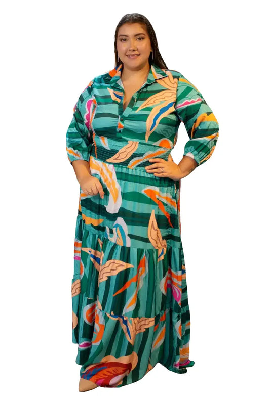 Vestido plus mujer - Nour