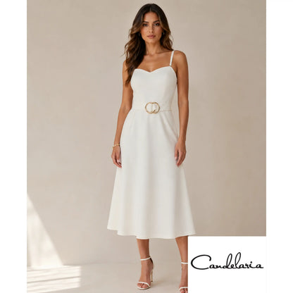 Vestidos con hebilla en la cintura - Ref: 1154140-180