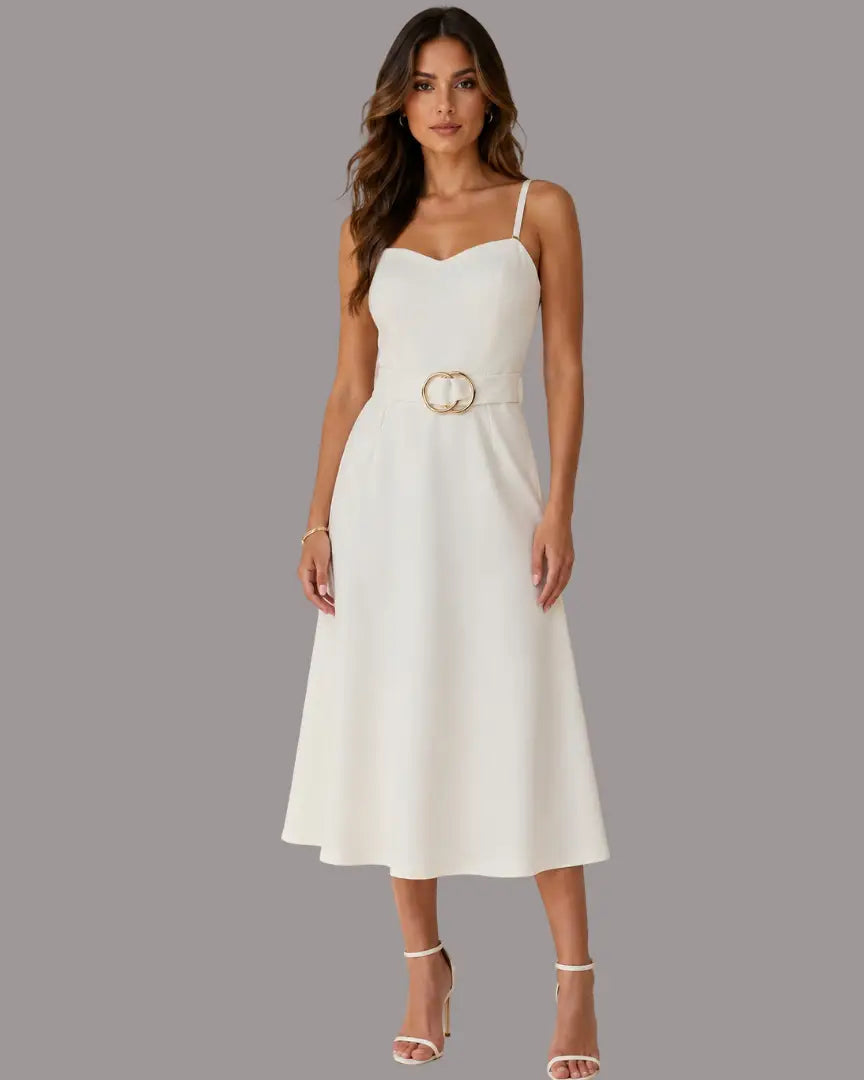 Vestidos con hebilla en la cintura - Ref: 1154140-180