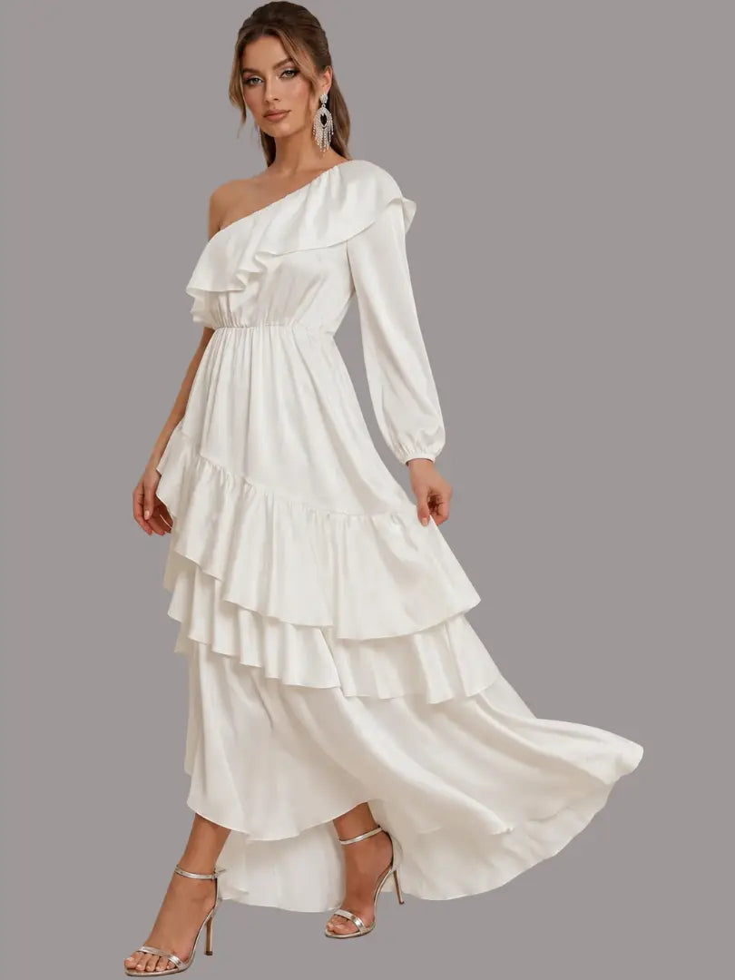 Vestido solo hombro - Ref: 14033-190