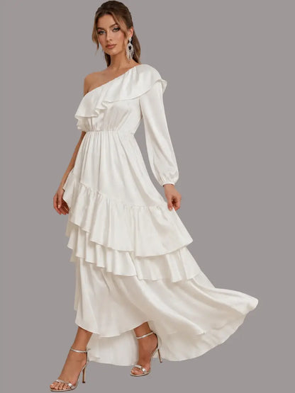 Vestido solo hombro - Ref: 14033-190