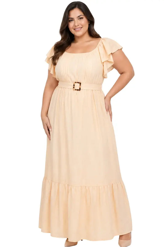 Vestidos plus largos bonitos - Ref: 211077183-230