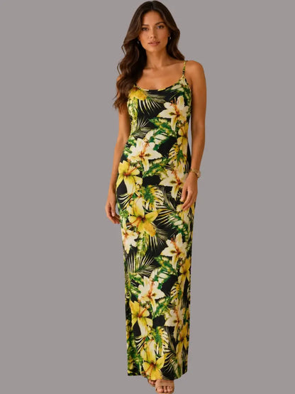 Vestido tropicales para almuerzos al aire libre - Ref: HMD14041SR887-11