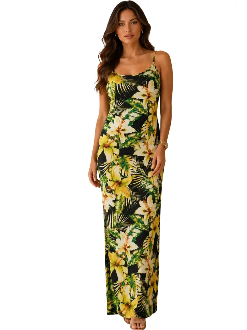 Vestido tropicales para almuerzos al aire libre - Ref: HMD14041SR887-11