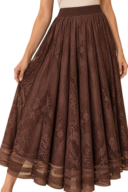 FALDA L.BLONDA CAFE TALLA UNICA
