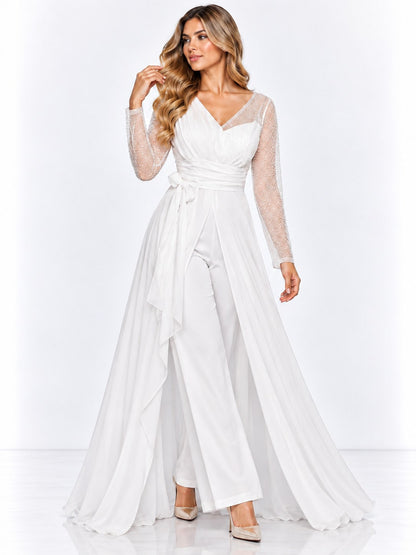 GLAM ENTE. M/L LENTEJUELA BLANCO   M