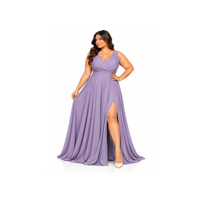 GLAM VL.CRUZADO PECHO M/S ABIERTO   LILA     XL
